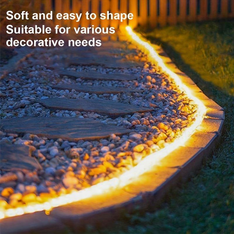 1pc Solar Outdoor LED Strip Lights