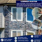 Window Cleaning Kit | Stainless Steel Squeegee, Scraper & Extendable Pole