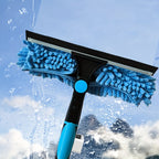 Window Cleaning Kit | Stainless Steel Squeegee, Scraper & Extendable Pole