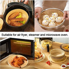 100/200pcs 6.3 Inch Non-Stick Round Air Fryer Disposable Liners – Baking Paper for Air Fryer, Kitchen Accessories