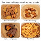 100/200pcs 6.3 Inch Non-Stick Round Air Fryer Disposable Liners – Baking Paper for Air Fryer, Kitchen Accessories