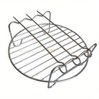 Air Fryer Accessories Set of 5 – Stainless Steel Baking Basket, Grill Rack & Pizza Pan for 3.5-5.8QT Air Fryers, 6/7 Inch Compatible Cookware