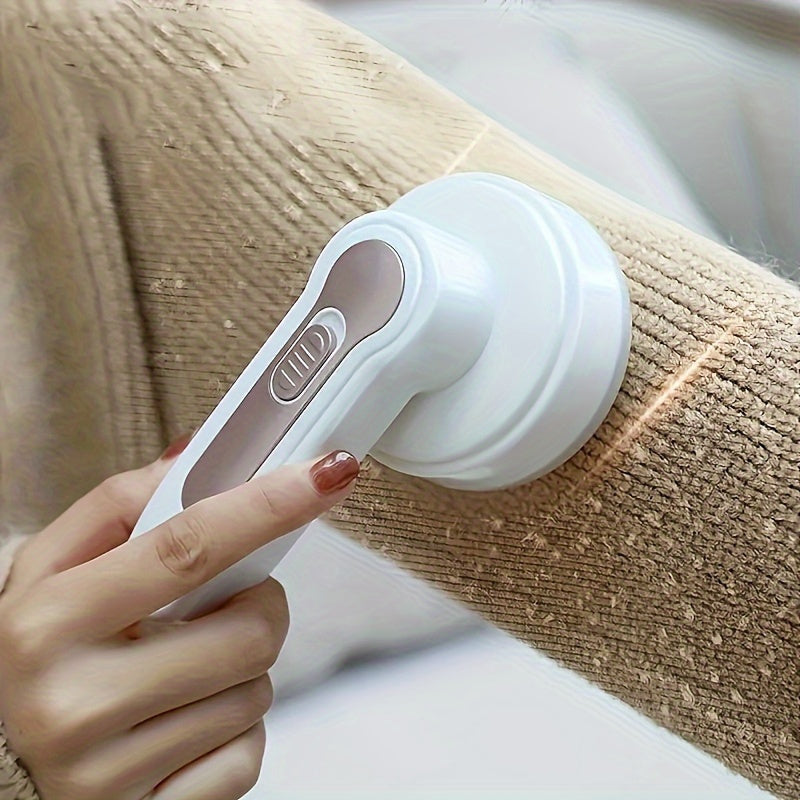 USB Rechargeable Electric Lint Remover – Portable Fabric Shaver with Extra Blade for Clothes, Bedding, Sofa & Carpet