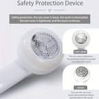 USB Rechargeable Electric Lint Remover – Portable Fabric Shaver with Extra Blade for Clothes, Bedding, Sofa & Carpet