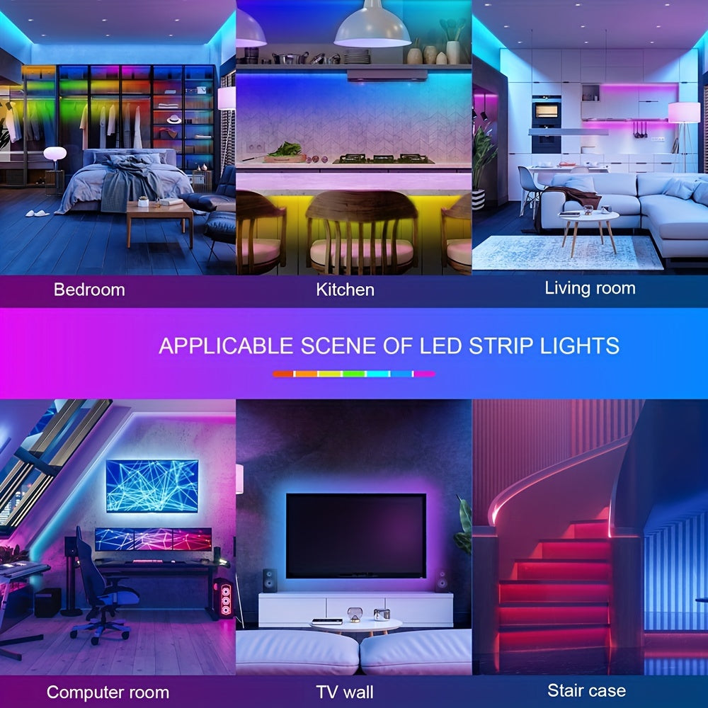 16-100ft Smart LED Strip Lights