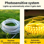 1pc Solar Outdoor LED Strip Lights