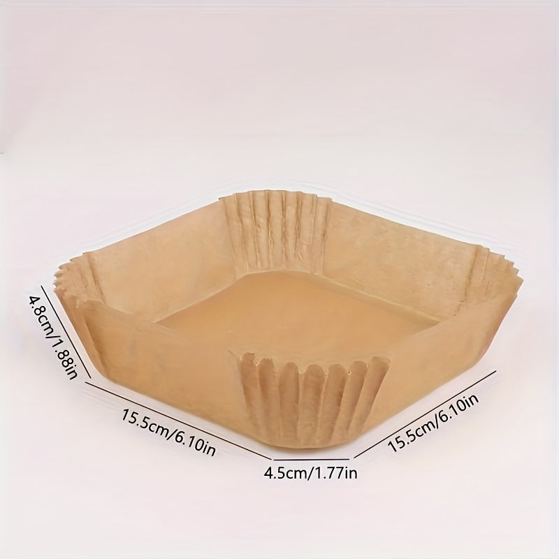 100-Pack Multipurpose Non-Stick Baking Parchment Liners – Round Pre-Cut Paper Sheets for Oven & Air Fryer, Healthy Cooking & Baking