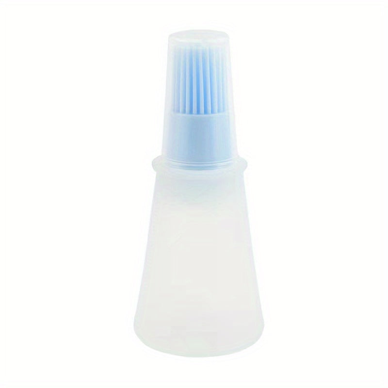 1pc Silicone High-Temperature Resistant Oil Brush with Bottle Brush – Air Fryer, Pancake Grill & BBQ Accessories