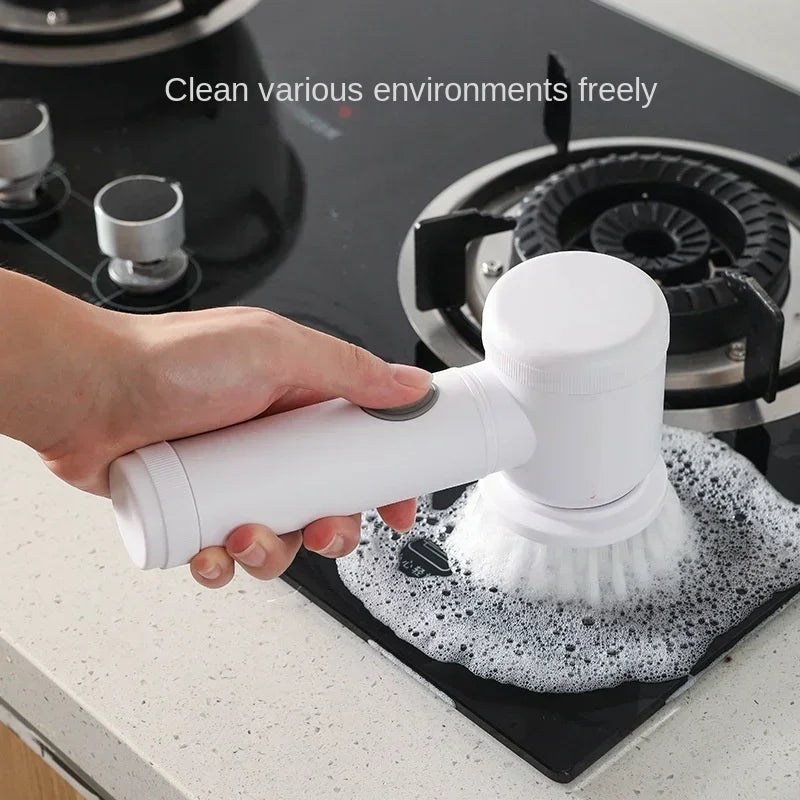 Electric Spin Scrubber | 5-in-1 Power Cleaning Brush