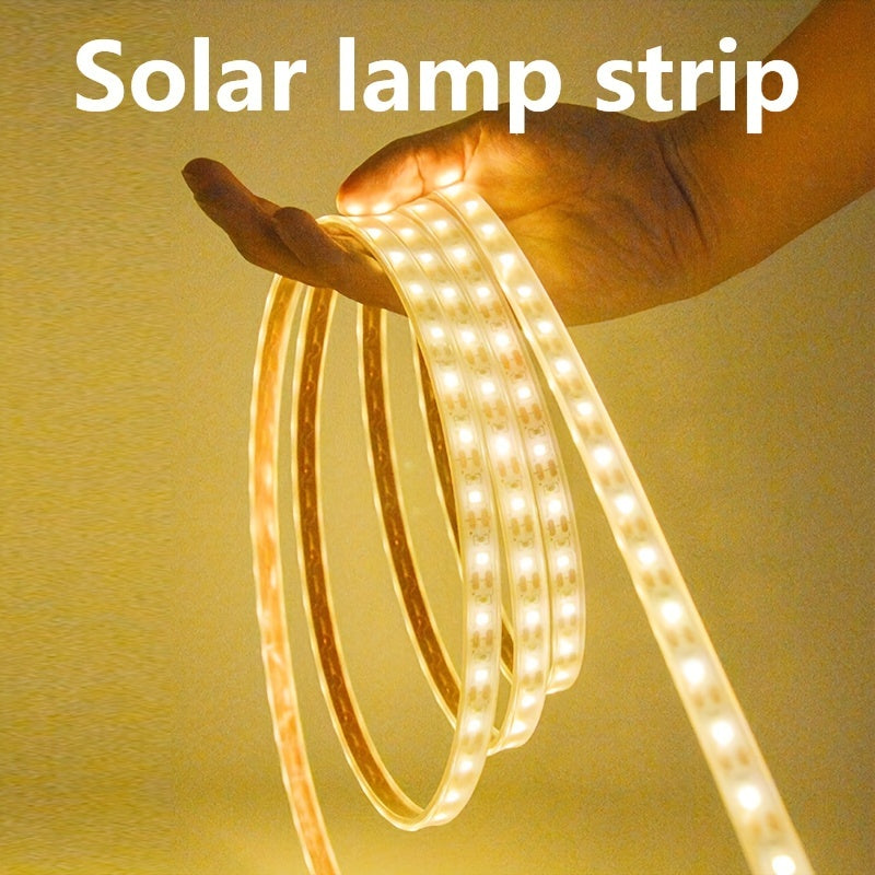 1pc Solar Outdoor LED Strip Lights
