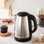 Electric Kettle 1.8L – Hot Water Boiler & Tea Kettle with Auto Shut-Off, Boil-Dry Protection, Stainless Steel Double Wall, BPA-Free, LED Indicator & Instant Heating Base