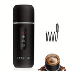 420ML Portable Travel Electric Kettle – Car Water Heater with Magnetic Induction, 304 Stainless Steel, Anti-Dry Burn, 12V/24V, Compact & Easy-to-Use