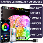16-100ft Smart LED Strip Lights