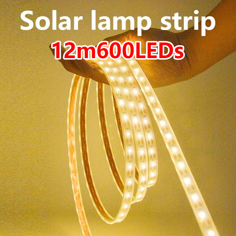 1pc Solar Outdoor LED Strip Lights